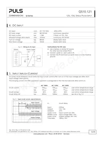 QS10.121-A1 Datasheet Page 5