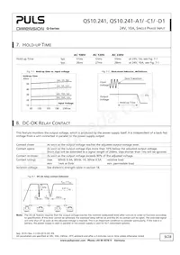 QS10.241-A1 Datasheet Page 9