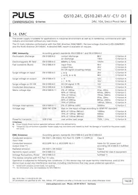 QS10.241-A1 Datasheet Page 14