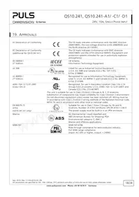 QS10.241-A1 Datasheet Page 18
