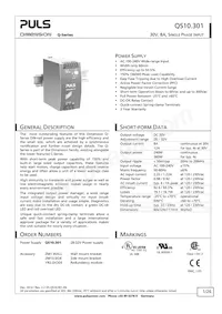 QS10.301 Datasheet Copertura