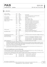 QS10.301 Datasheet Page 6