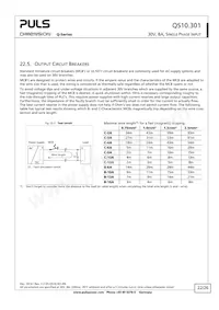 QS10.301 데이터 시트 페이지 22