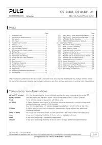 QS10.481 Datasheet Page 2