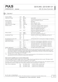 QS10.481-D1 Datasheet Page 7