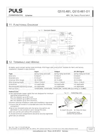 QS10.481-D1 Datasheet Page 12