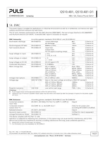 QS10.481-D1 Datasheet Page 14