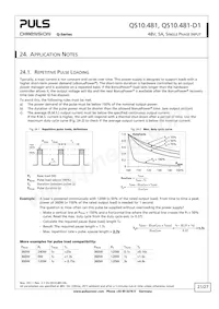 QS10.481-D1 Datasheet Page 21