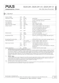 QS20.241-A1 Datasheet Page 6