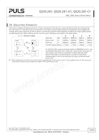 QS20.241-A1 Datasheet Page 16