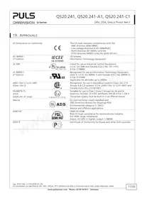 QS20.241-A1 Datasheet Pagina 17