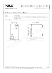 QS20.241-A1 Datasheet Pagina 18