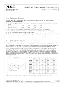 QS20.241-A1 Datasheet Page 23
