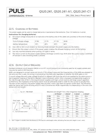 QS20.241-A1 Datasheet Pagina 23