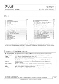 QS20.244 Datasheet Pagina 2