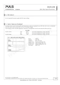 QS20.244 Datasheet Pagina 5