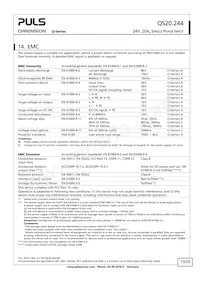 QS20.244 Datasheet Page 13