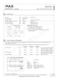 QS20.361 Datasheet Page 5