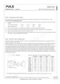 QS20.361 데이터 시트 페이지 22