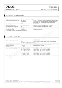 QS20.481 Datasheet Page 15