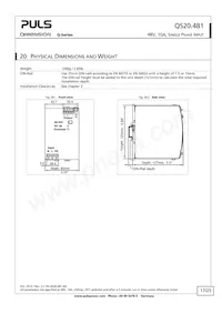 QS20.481 Datasheet Page 17