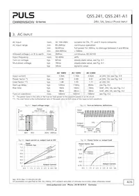 QS5.241 Datasheet Page 4