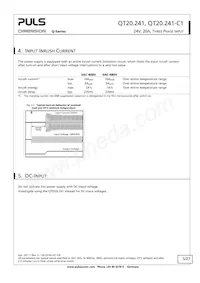 QT20.241-C1 Datasheet Page 5