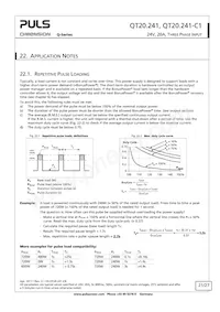 QT20.241-C1 Datasheet Page 21