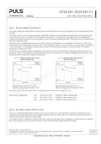 QT20.241-C1 Datasheet Pagina 22