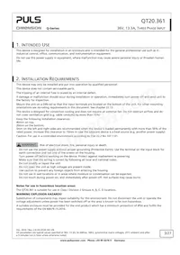 QT20.361 Datasheet Page 3