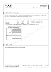 QT20.361 Datasheet Pagina 5