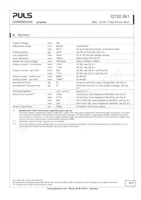 QT20.361 Datasheet Page 6