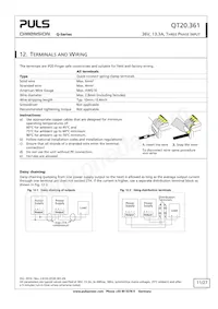 QT20.361 Datasheet Pagina 11