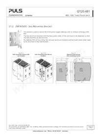 QT20.481 데이터 시트 페이지 19