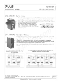 QT20.481 데이터 시트 페이지 20