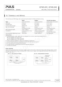 QT40.242 Datasheet Page 14