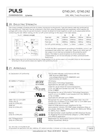 QT40.242 Datasheet Pagina 19