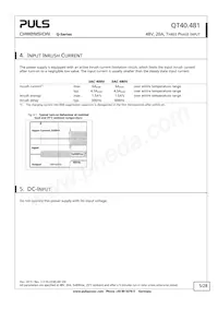 QT40.481 Datasheet Page 5