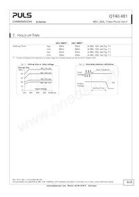 QT40.481 데이터 시트 페이지 8