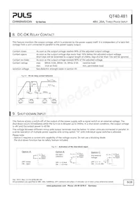 QT40.481 Datasheet Page 9