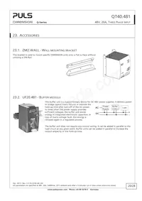 QT40.481 데이터 시트 페이지 20