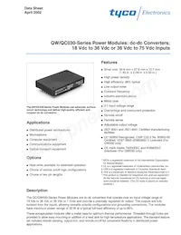 QW030C1 Datasheet Cover