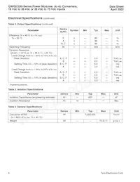 QW030C1 Datasheet Page 4