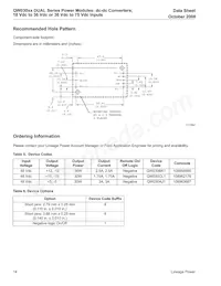 QW030CL1 Datasheet Page 14