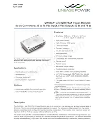 QW050A81 Datasheet Cover