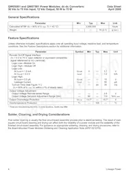 QW075A1 Datasheet Pagina 4