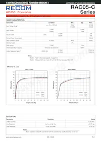 RAC05-15DC/W Datasheet Page 2