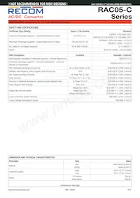 RAC05-15DC/W Datasheet Page 4