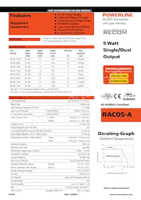 RAC05-3.3SA-E-ST Datasheet Copertura