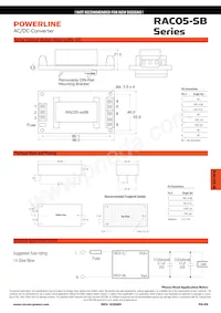 RAC05-3.3SB-E-ST Datasheet Pagina 2